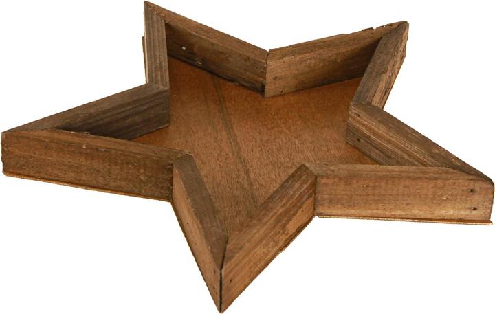 Produktbild Viana Rustikales tablett Set Sternform 3er-Set dekorativ Ø38/29/