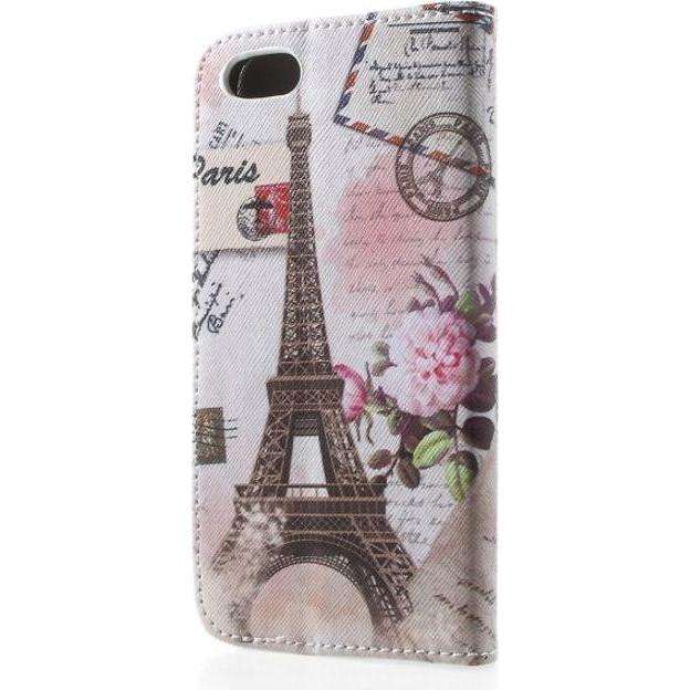 MU Style Leder Bookcover Image II Series (Huawei Y5 (2018)), Smartphone Hülle, Mehrfarbig