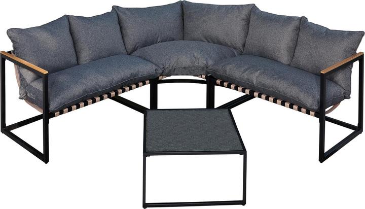 HTI-Living Gartensitzgruppe Eckbank und Tisch