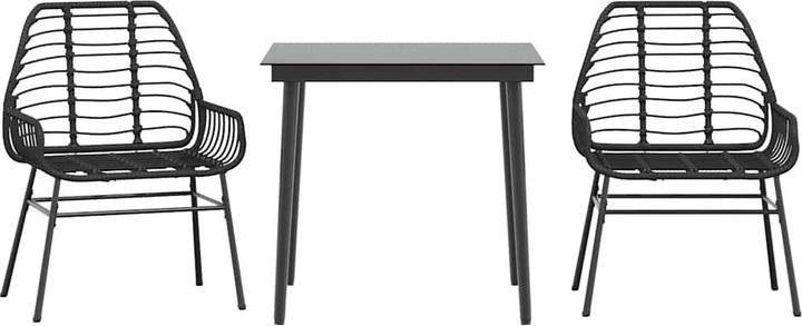 Produktbild vidaXL Garten Essgruppe (80 x 80 x 74 cm)