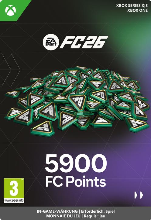 Microsoft Xbox EA SPORTS FC 26 - FC POINTS 5900 Download Code