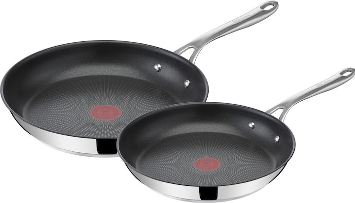 Tefal Jamie Oliver Cook's Direct on Set (28 cm, Pan set + pot set, Stainless steel)