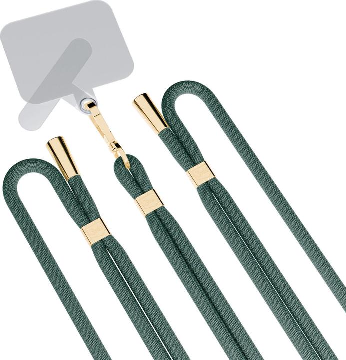 Actual product image 3MK EasyClip Dark Green (gold) smycz do telefonu