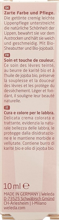Produktbild Weleda Lip Balm Berry Red (getönte Lippenpflege, 10 ml)