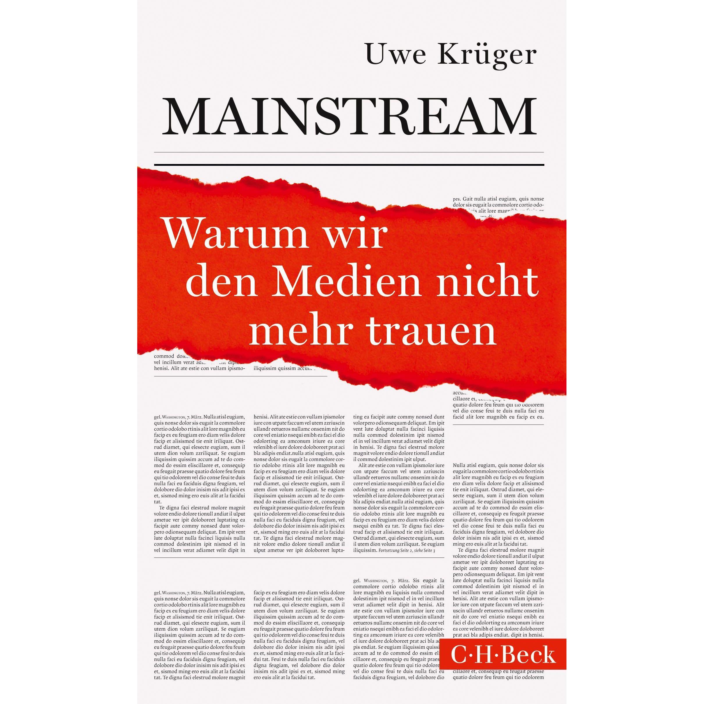 Mainstream, Fachbücher von Uwe Krüger