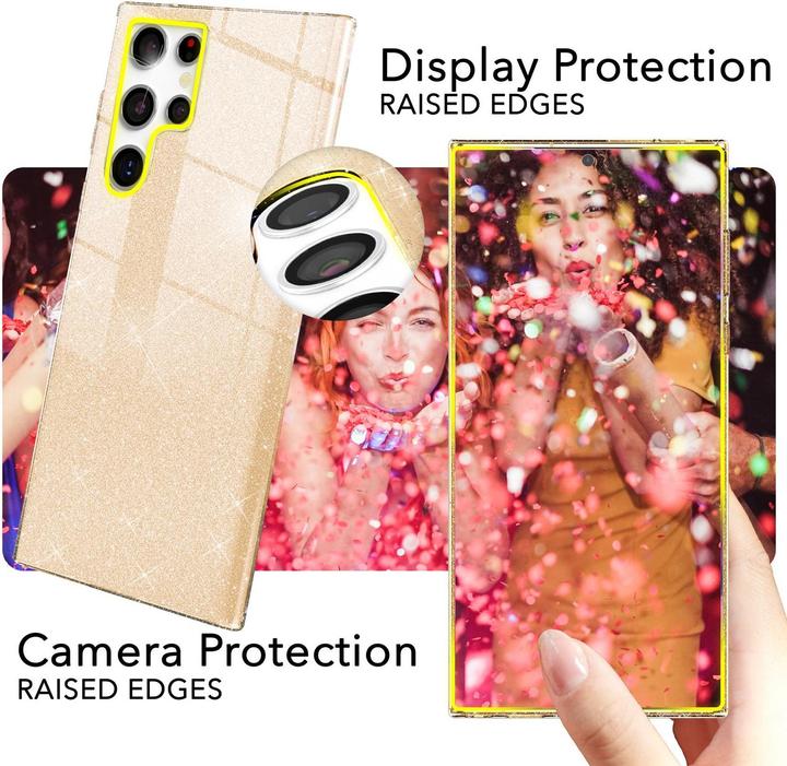 Image du produit Nalia Étui hybride pailleté (Samsung Galaxy S24 Ultra)