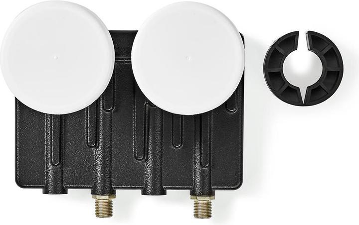 Produktbild Nedis LNB Twin Monoblock 6,0 ° Ausgangsanschluss: 2X F-Stecker Rauschmass Bereich: 0.85 dB Konversio (Single LNB)