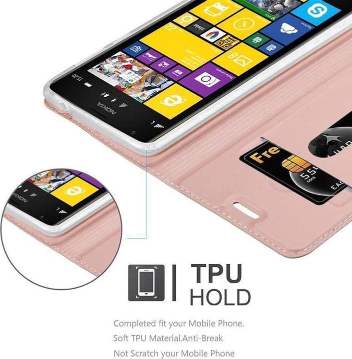 Actual product image Cadorabo Book Classy Style Cover (Nokia Lumia 1520)