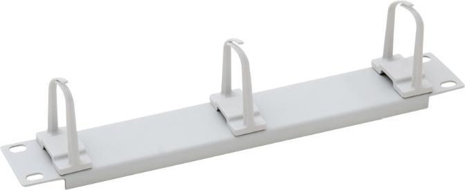 Actual product image Triton 10" cable management strip, light gray