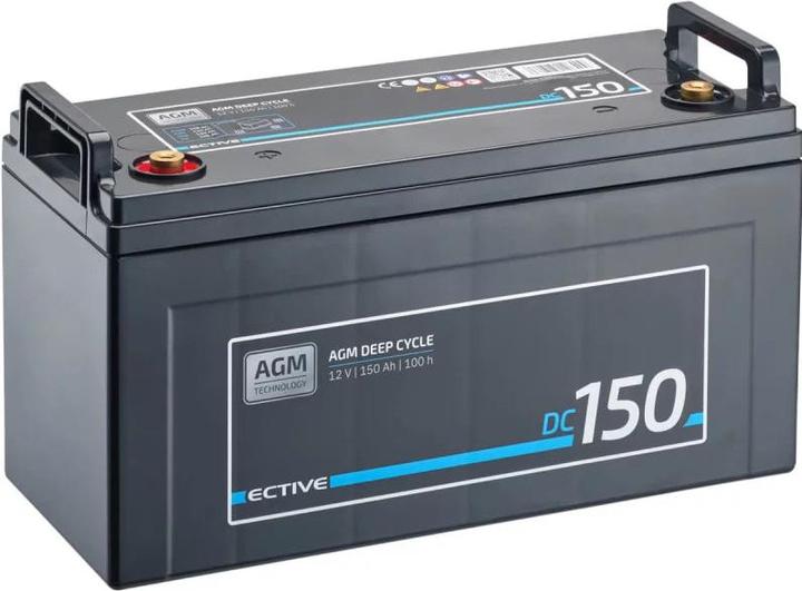 Image du produit Ective DC 150 AGM Deep Cycle 150Ah Versorgungsbatterie (12 V, 150 Ah)