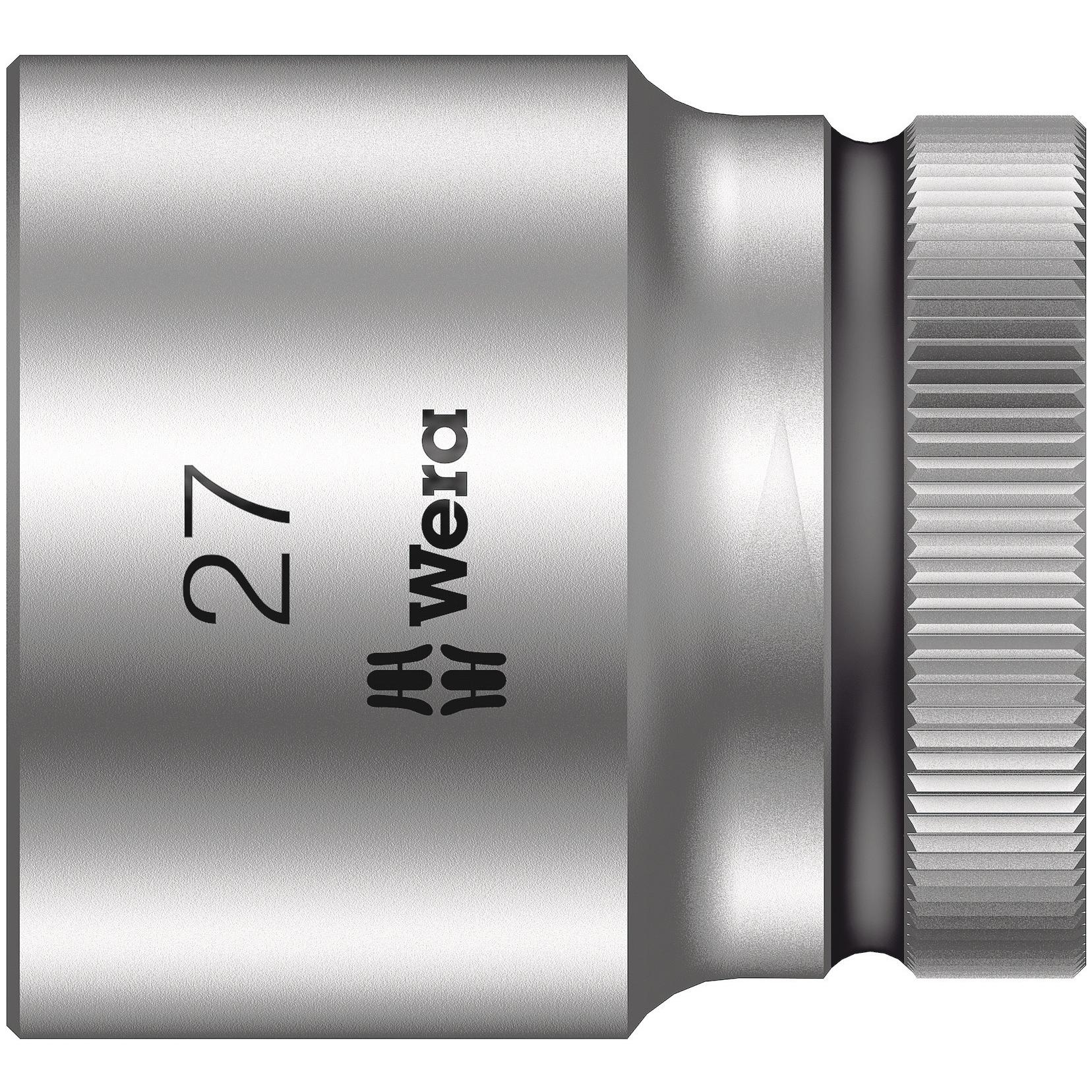 Wera, Steckschlüssel + Stecknuss, 8790 HMC Zyklop Nuss 27,0 (27 mm)