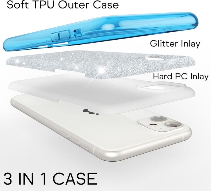 Produktbild Nalia Glitzer Hülle (Apple iPhone 11)