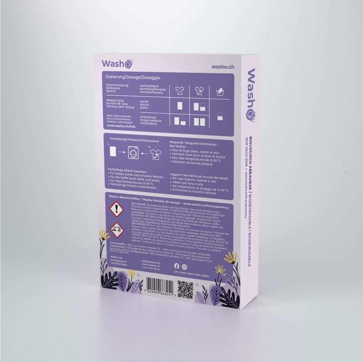 Image du produit Washo Bande de lavage (60 Cycles de lavage, Linge de toilette)