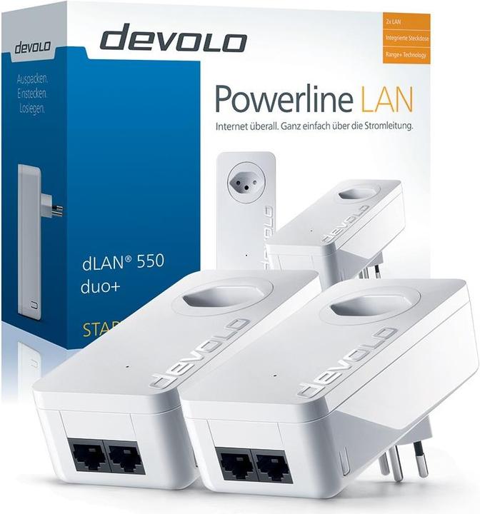 Produktbild Devolo dLAN 550 duo+ Starter Kit (500 Mbit/s)