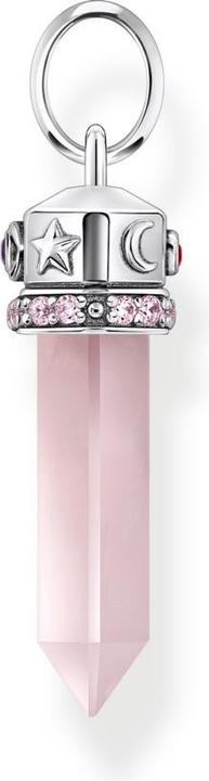 Immagine prodotto Thomas Sabo Ciondolo con cristallo di quarzo rosa in argento (Argento 925)