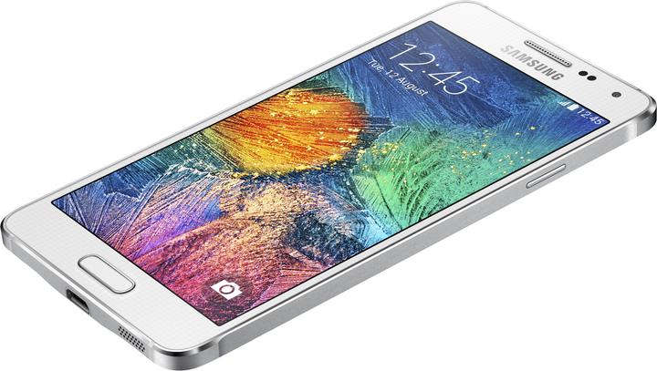 Actual product image Samsung Galaxy Alpha (32 GB, Dazzling White, 4.70", Single SIM, 4G)
