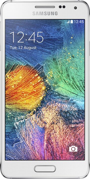 Samsung Galaxy Alpha (32 GB, Dazzling White, 4.70", Single SIM, 4G)
