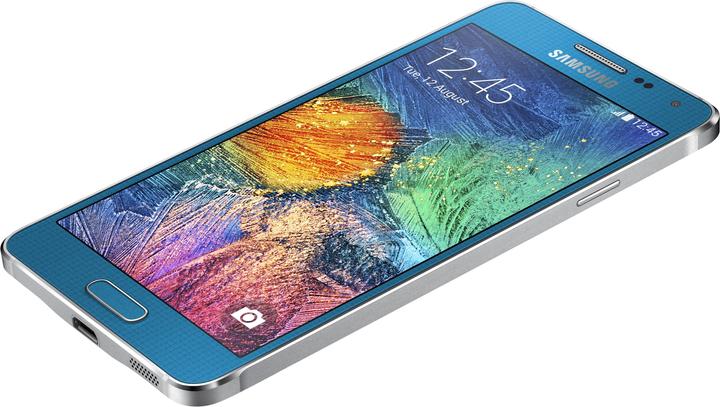 Produktbild Samsung Galaxy Alpha (32 GB, Scuba Blue, 4.70", 4G)