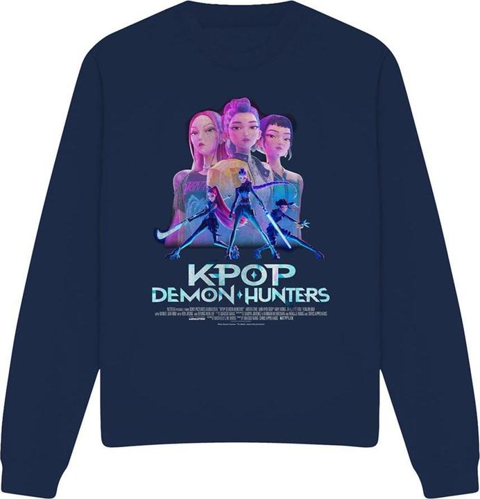 Image du produit K-Pop Demon Hunters - Sweat motif Huntr/X style Poster - Adulte (S)