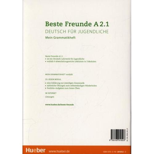 Thumbnail - Beste Freunde A2.1 Grammatik-Notizbuch, Schulbücher von Collectif