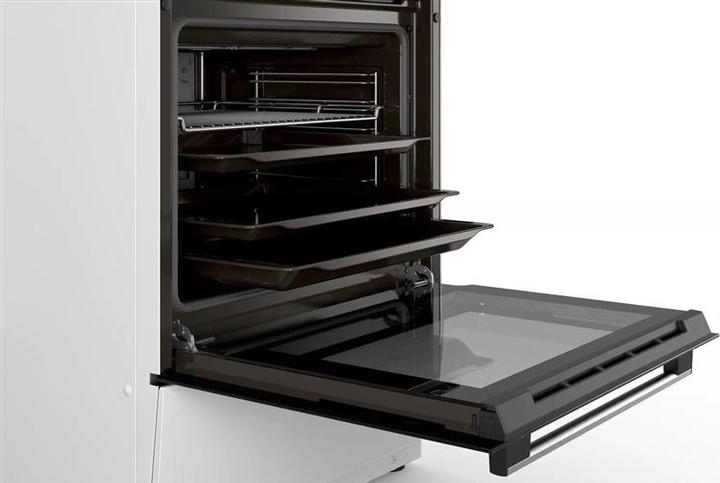 Produktbild Bosch Hausgeräte HLN39A020 cooker Freestanding cooker Zone induction hob White A