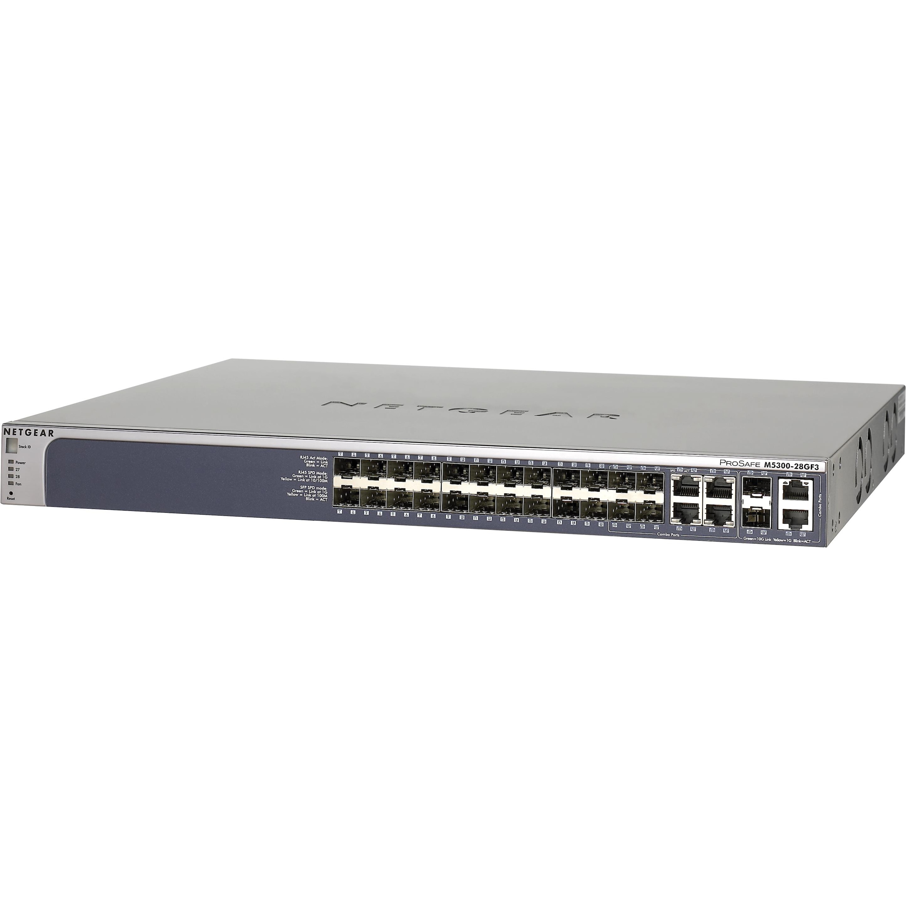 Netgear Gsm7328fs-200nes (24 Ports), Netzwerk Switch, Silber