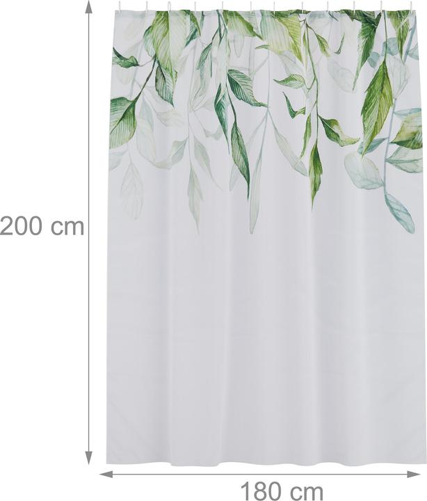 Actual product image Relaxdays Shower screen (180x200 cm)