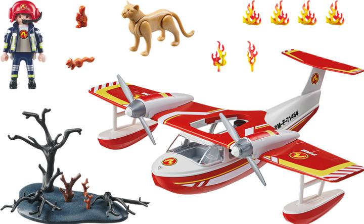 Actual product image Playmobil Fire-fighting aircraft with extinguishing function (71463)