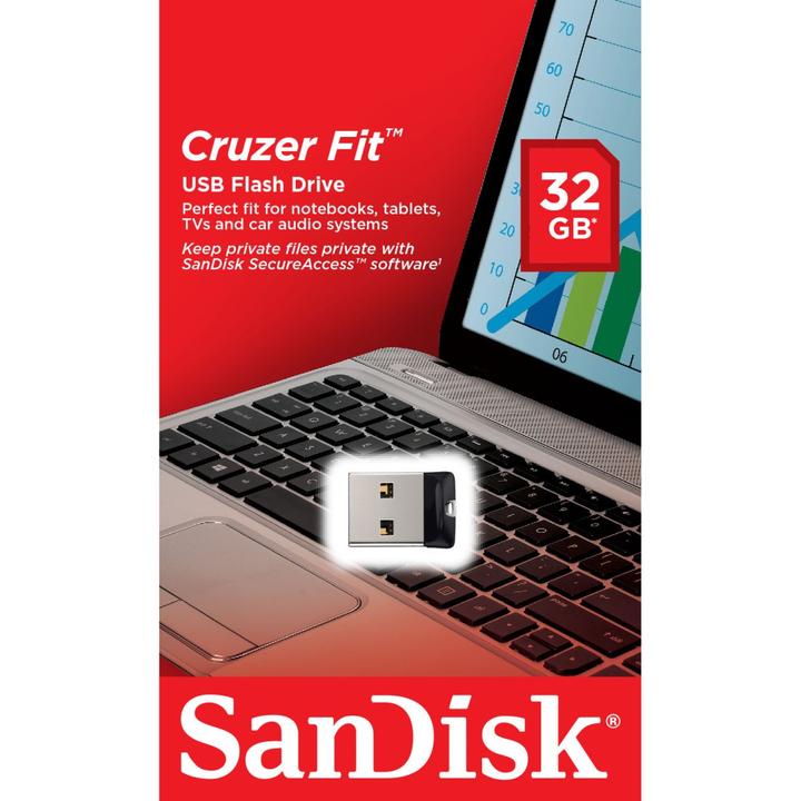 Produktbild SANDISK Cruzer Fit (32 GB, USB-A)
