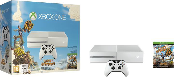 Produktbild Microsoft Xbox One, Sunset Overdrive Edition, weiss