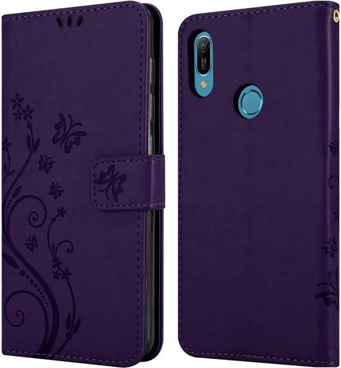 Produktbild Cadorabo Flower Book Cover (Huawei Y6 (2019))