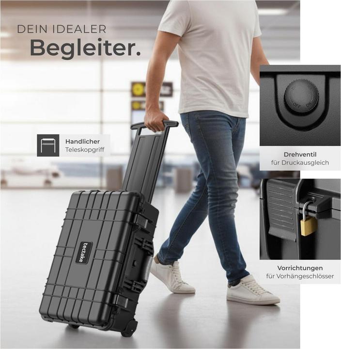 Produktbild tectake Transportkoffer (Fotokoffer, 27 l)