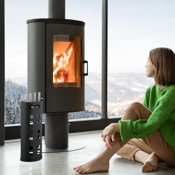 Produktbild Relaxdays 5-tlg. Kaminbesteck-Set