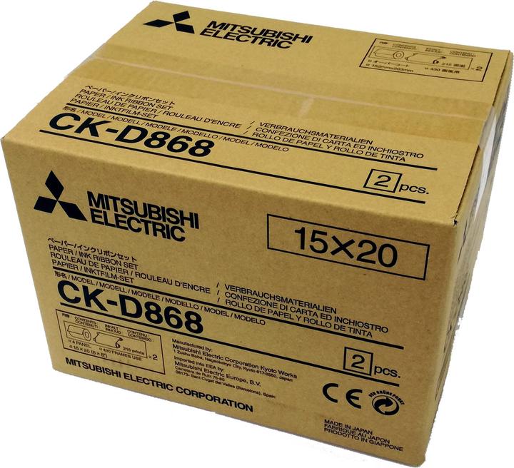 Actual product image Mitsubishi Electric CK-D 868 10x15 cm 2x 430 prints (430 pcs.)