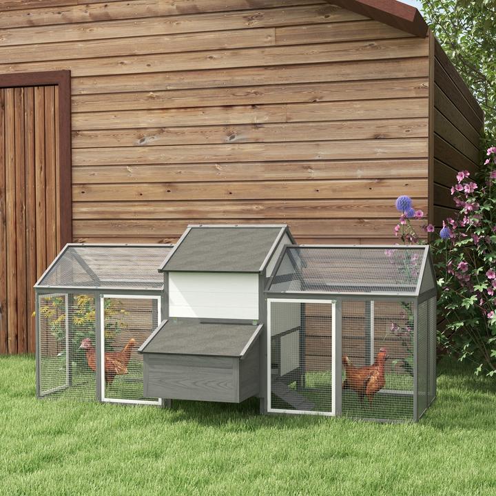 Actual product image PawHut Chicken coop with nesting box