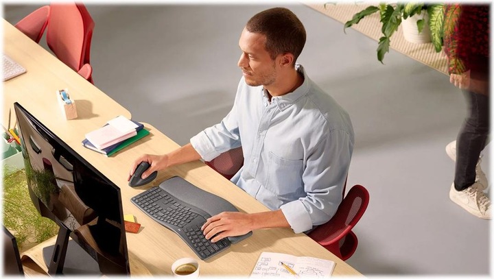 Actual product image Logitech Ergo K860 (DE, Wireless)