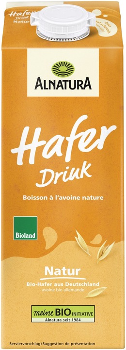 Alnatura Bevanda all'avena biologica non zuccherata 1l (1 x 100 cl)