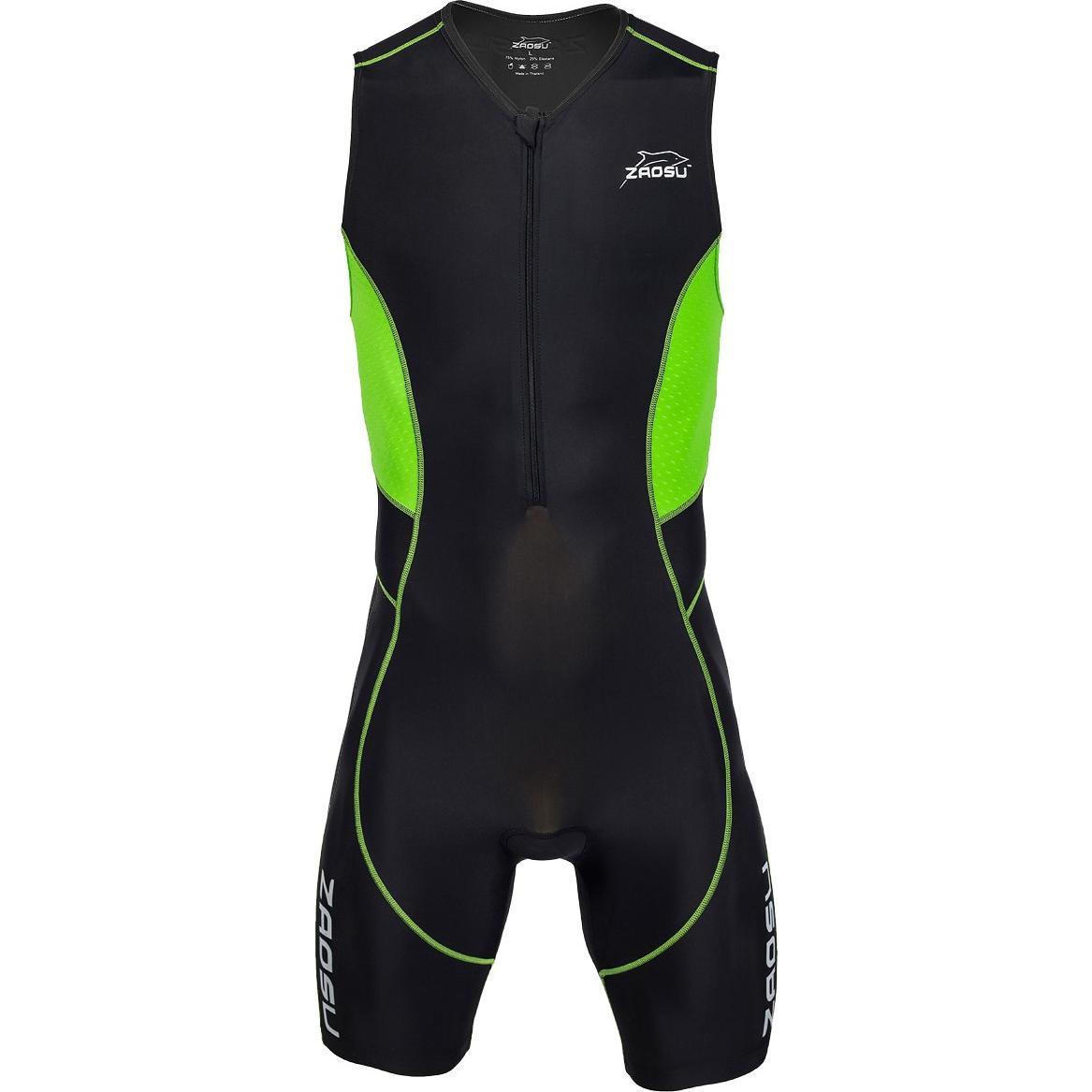 Zaosu, Herren, Velotrikot, Z-Revolution Trisuit Men (XXL), Grün, Schwarz, XXL
