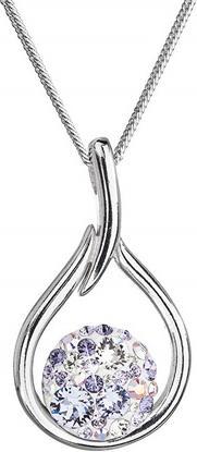 Immagine prodotto Evolution Group Collana senza tempo in argento con cristalli Swarovski 32075.3 viola (catena. ciondolo)