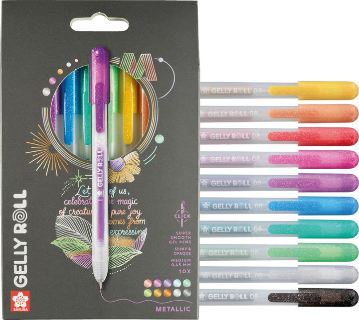 Black, Blau, Eisgrün, Gold, Kupfer, Lila, Pink, Red, silber, Smaragdgrün