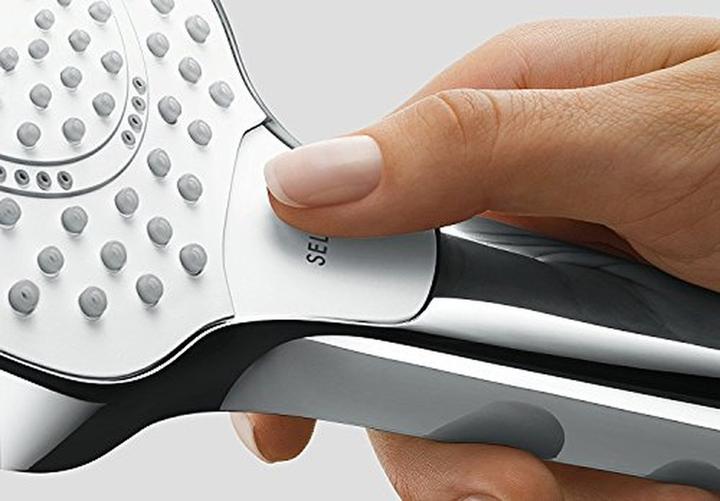 Actual product image hansgrohe Croma Select E shower set Vario with shower rod 90 cm