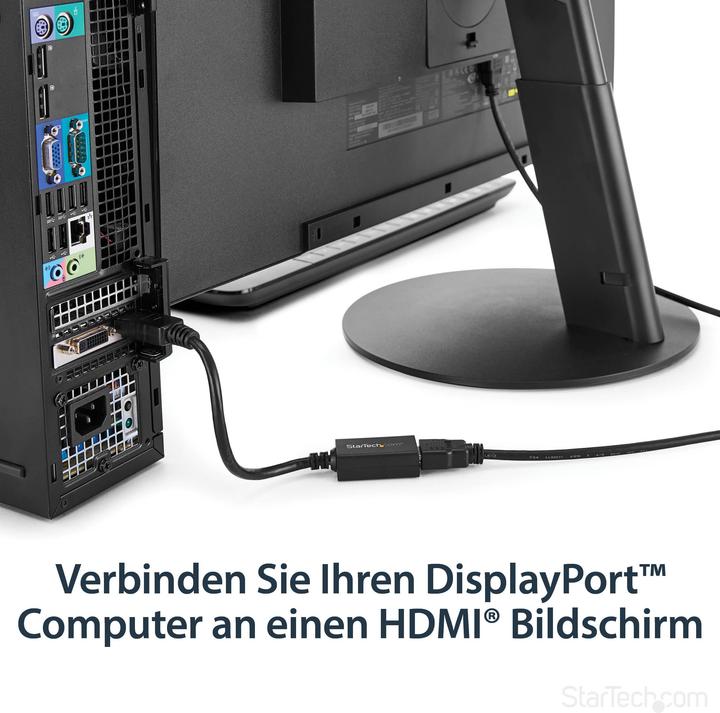 Productafbeelding StarTech DisplayPort naar HDMI Video Adapter / Converter (HDMI, 26.50 cm)