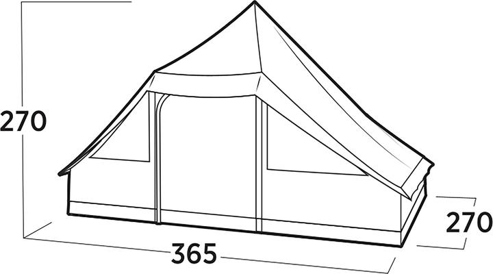 Produktbild Easy Camp Glampingzelt Orsa Cabin (braun, f?r 8 Personen, Modell 2025) (Kuppelzelt, 9.40 kg, 8 Personen)