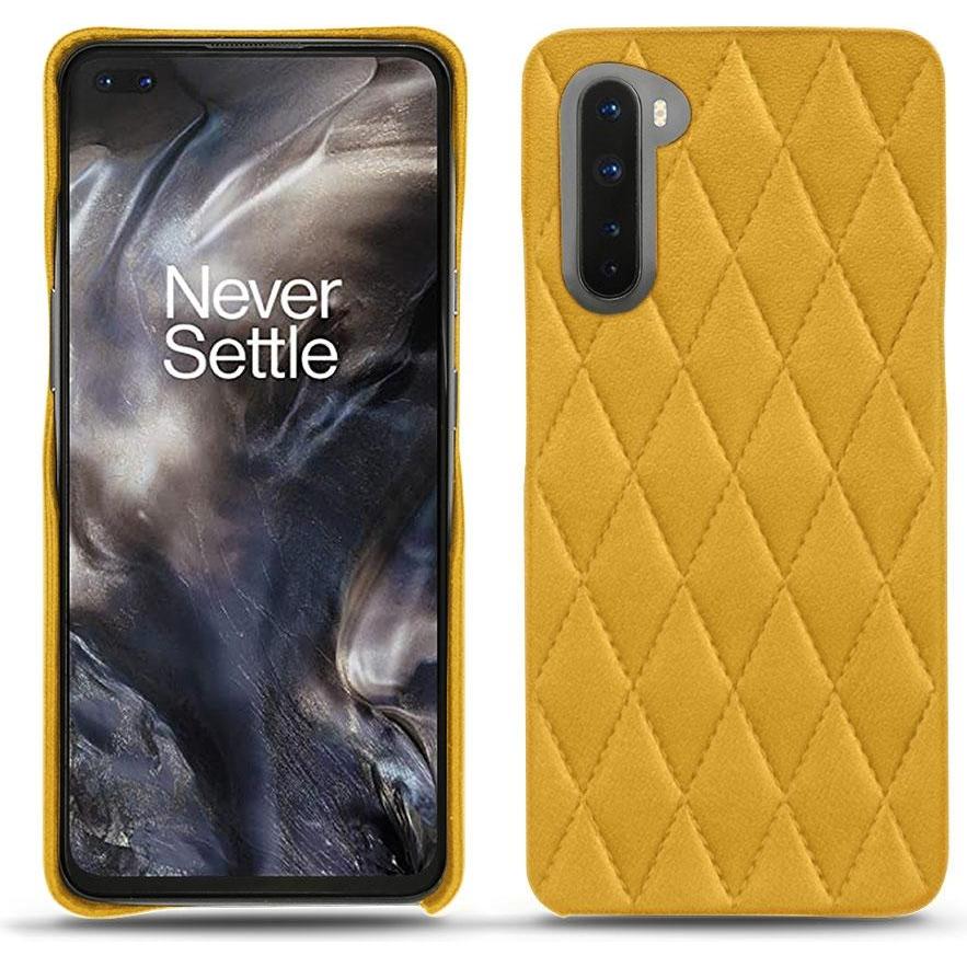 Thumbnail - Noreve Lederschutzhülle (OnePlus Nord), Smartphone Hülle, Orange