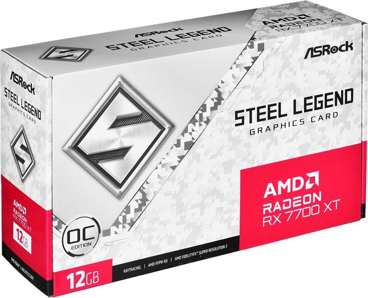 Immagine prodotto AsRock Radeon RX 7700 XT Steel Lengend OC (12 GB)
