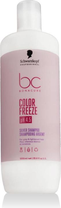 Actual product image Schwarzkopf Professional Schwarzkopf BC Color Freeze Silver Shampoo 1000ml (Liquid shampoo, 1000 ml)