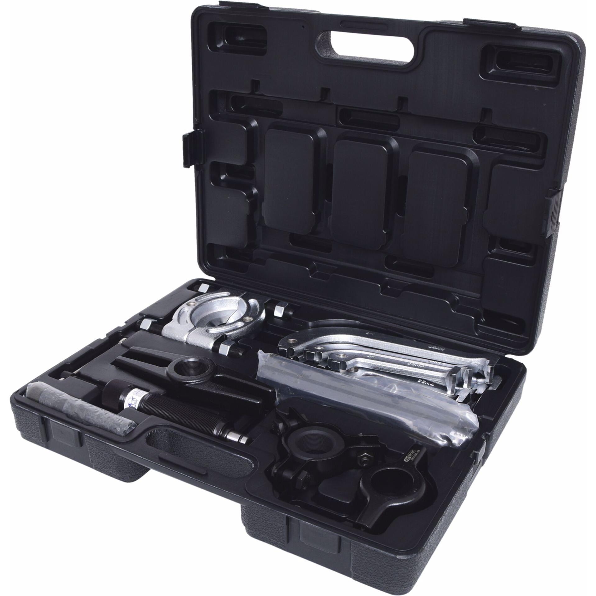 KS Tools, Fahrzeug Werkzeug, Hydraulischer Abziehersatz,2-u. 3-armig,22-tlg