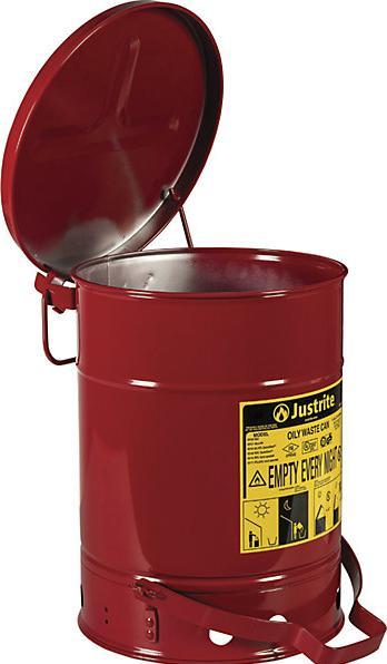 Immagine prodotto Justrite Contenitore di sicurezza per lo smaltimento in lamiera d'acciaio