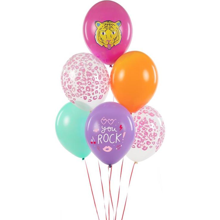 Thumbnail - Partydeco Luftballons sortiert - You Rock (50St.)