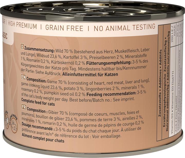 Image du produit Catz Finefood No.09 Sauvage (Adulte, 1 pcs, 210 g)